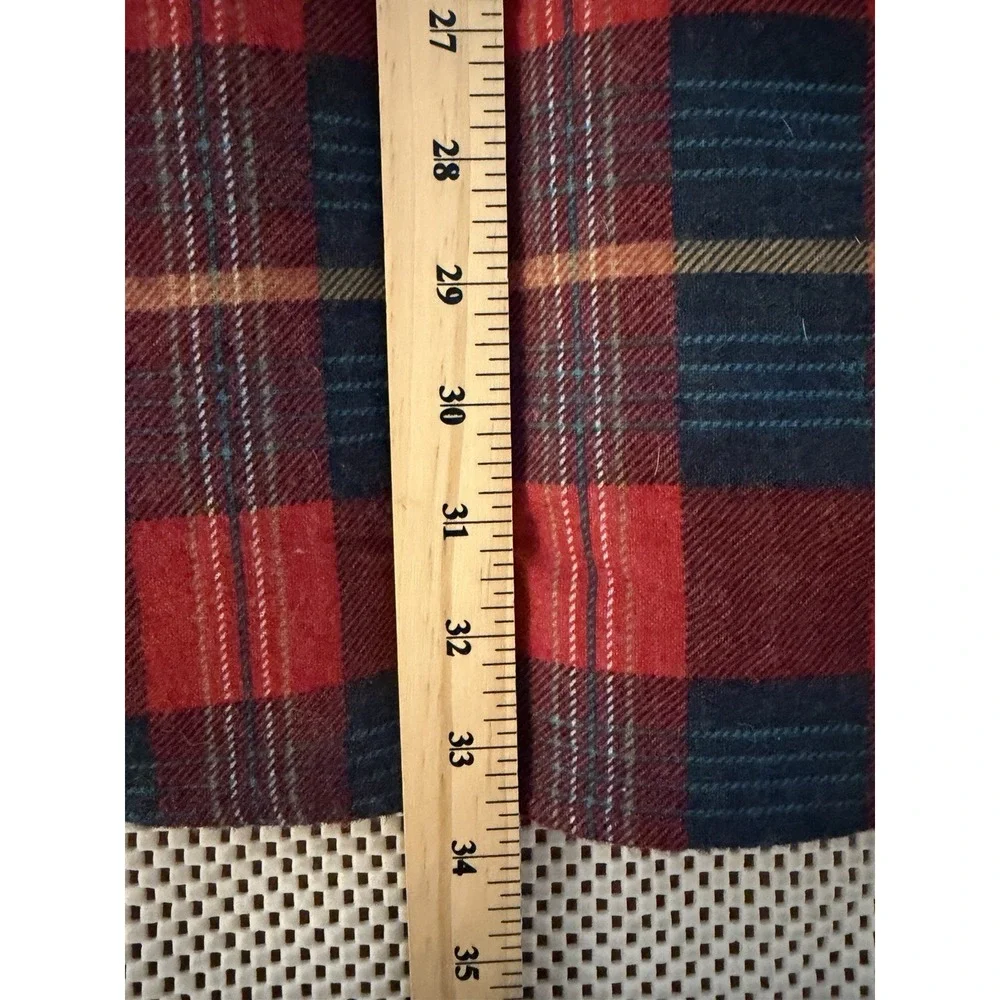 Mens Northwest Territory Quilted Tartan Plaid Flannel Jacket Shirt Size Large